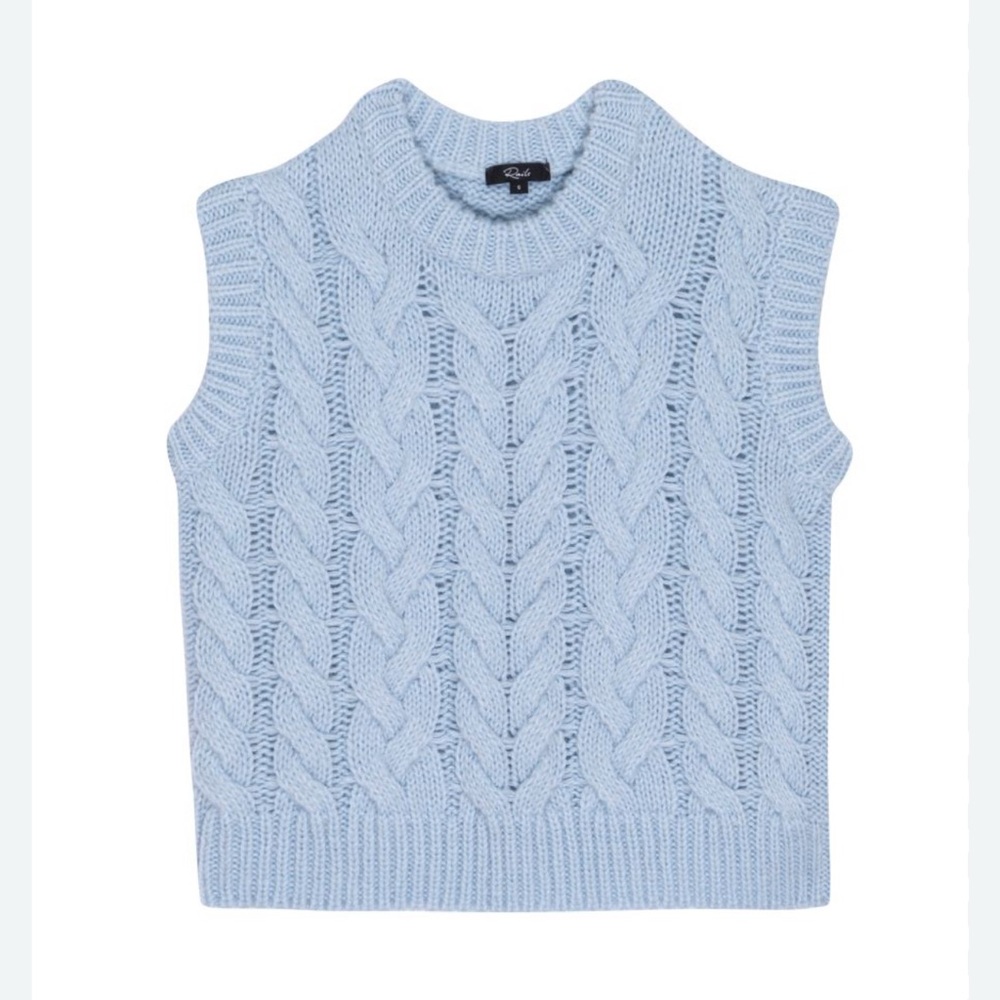 Rails Light Blue Cable Knit Sweater Vest - Women’s size xl. Worn once.